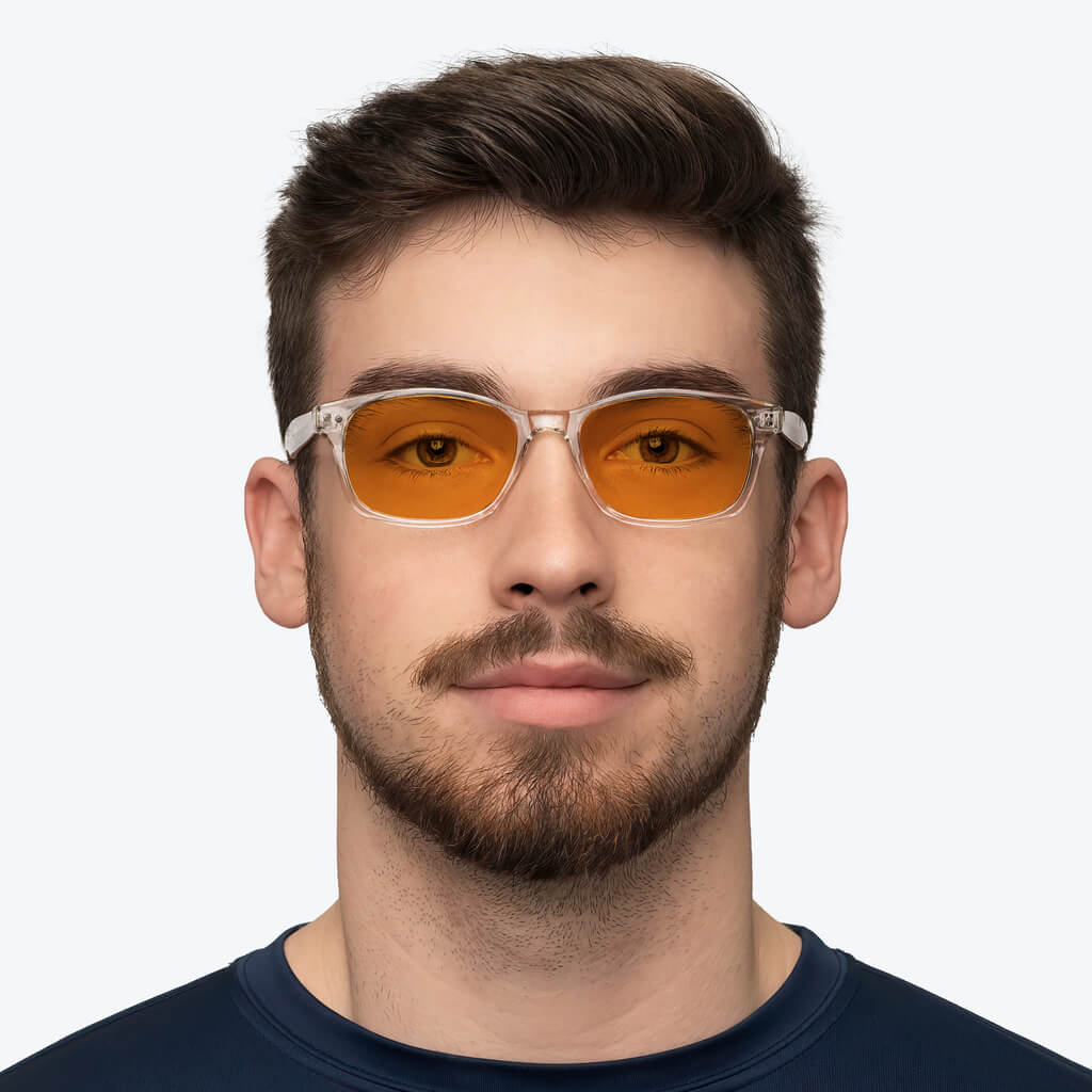 SunDown Lucent Blue Blocking Glasses - Crystal - Image 5