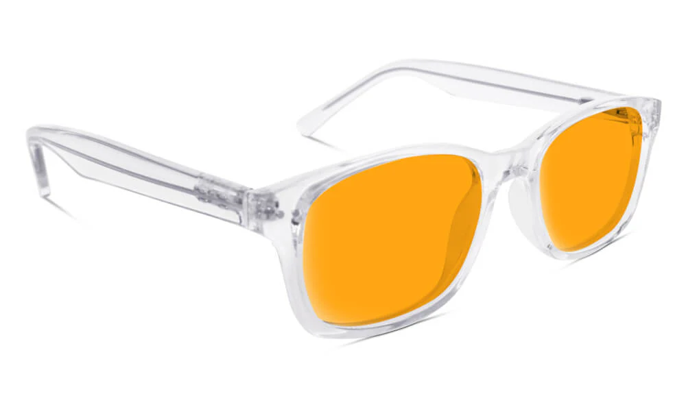 SunDown Lucent Blue Blocking Glasses - Crystal - Image 7