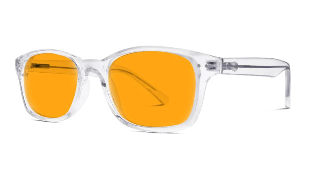 SunDown Lucent Blue Blocking Glasses - Crystal - Image 8