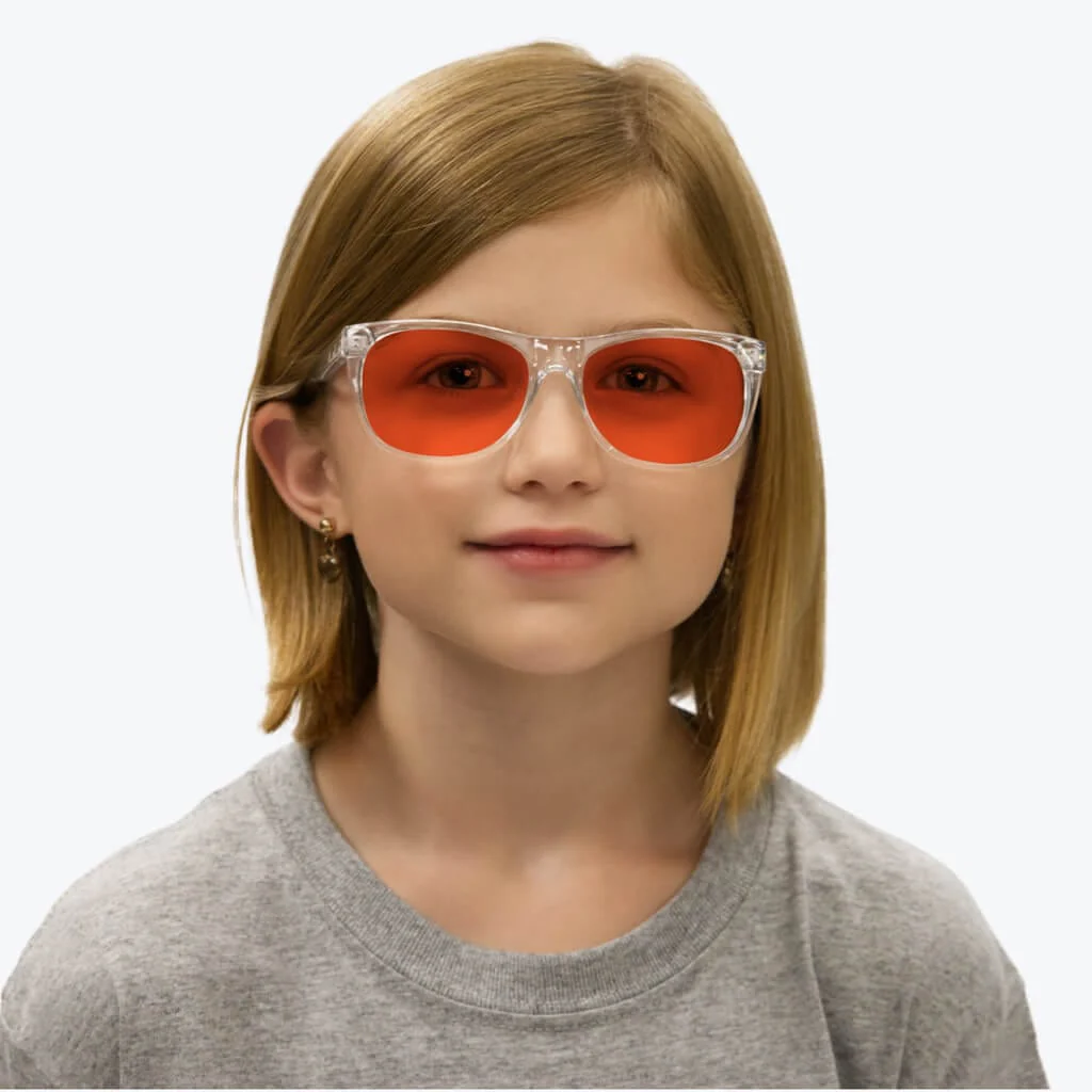 Kids NightFall Blue Blocking Glasses - Crystal - Image 4
